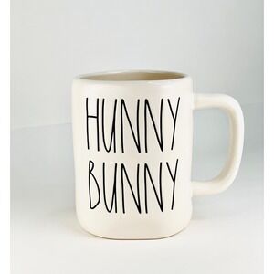 Rae Dunn HUNNY BUNNY Ceramic Stoneware Coffee‎ Mug - Rabbit Design Easter Spring